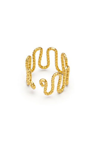 ANELLO ONDA SINUOSA