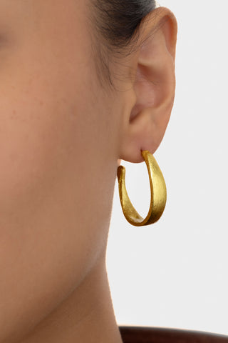 ORECCHINI C HOOP IRREGOLARI