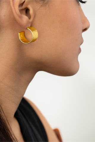 ORECCHINI SEMICERCHI FASCIA