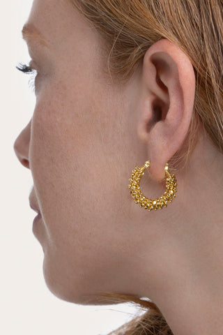 ORECCHINI CERCHIO PEPITE