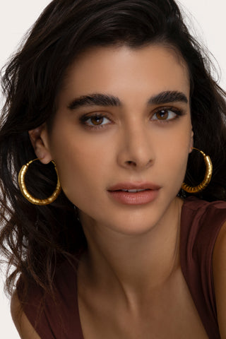 ORECCHINI TEXTURE SERPENTE