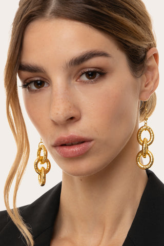 ORECCHINI SERPENTE CATENA