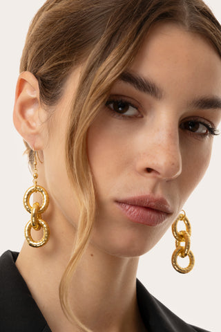 ORECCHINI SERPENTE CATENA