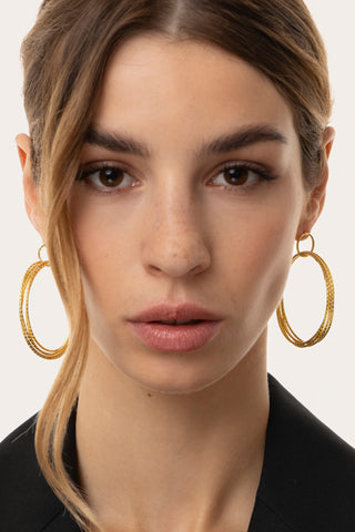 ORECCHINI MAXI CERCHI MULTIFILI