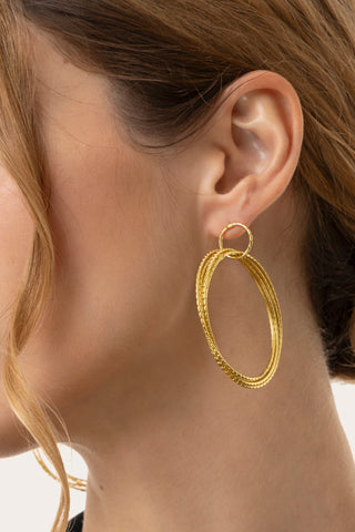 ORECCHINI MAXI CERCHI MULTIFILI