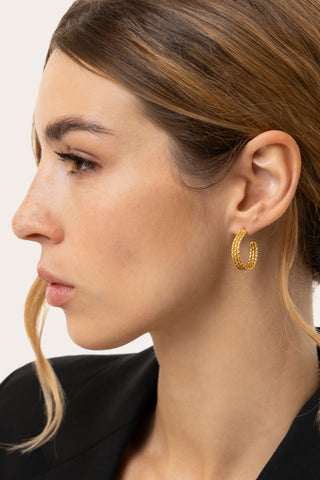 ORECCHINI C HOOP DESIGN