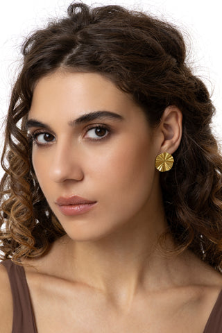 ORECCHINI TONDO VENTAGLIO