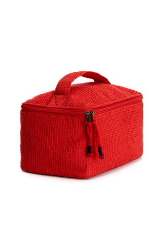 NECESSAIRE CON MANICO ROSSO