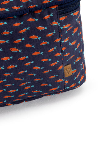 NECESSAIRE CON MANICO PESCI