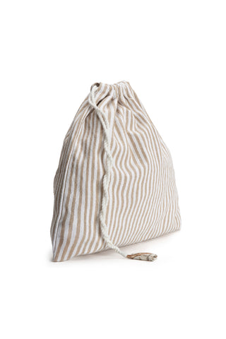 SACCA GRANDE RIGHE BEIGE