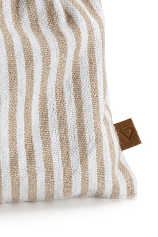 SACCA GRANDE RIGHE BEIGE