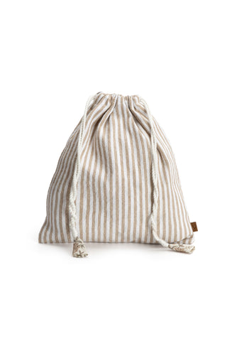 SACCA MEDIA RIGHE BEIGE