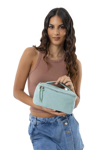 NECESSAIRE CON MANICO MENTA