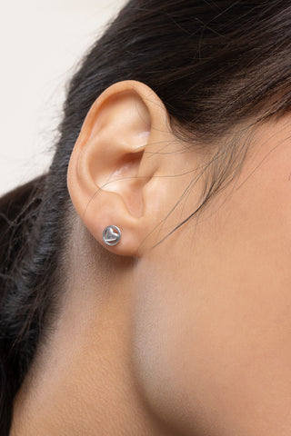 ORECCHINI CUORE NEL CERCHIO