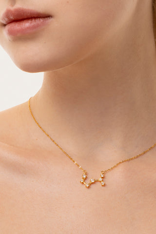 Collana con ciondolo Oroscopo - segno zodiacale - in oro giallo PESCI Collana con ciondolo Oroscopo - segno zodiacale - in oro giallo PESCI
