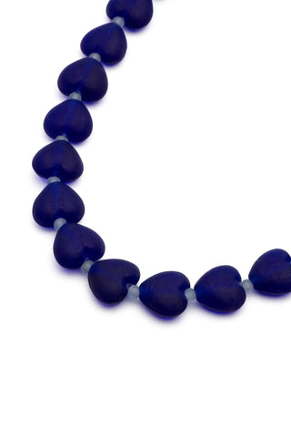 COLLAR CON CORAZONES DE CRISTAL