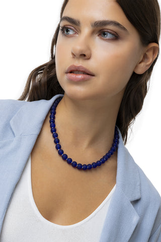 COLLANA SFERE VETRO