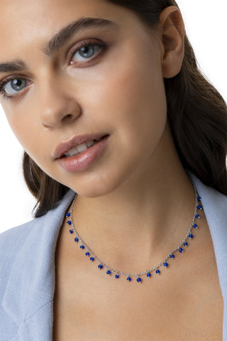 COLLANA MICRO SFERE PENDENTI