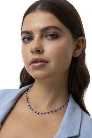 COLLANA MICRO SFERE PENDENTI