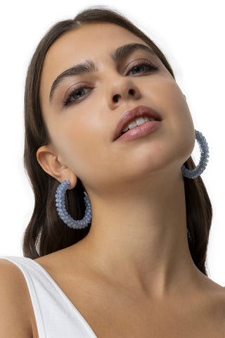 ORECCHINI C HOOP VETRO