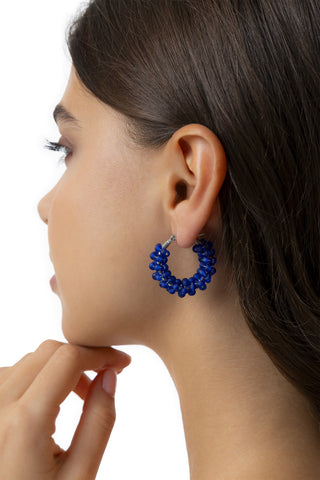 ORECCHINI CERCHIETTI VETRO