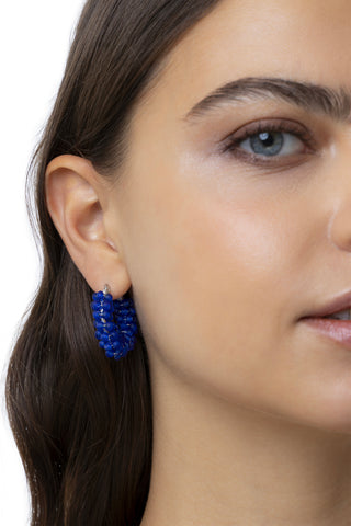 ORECCHINI CERCHIETTI VETRO