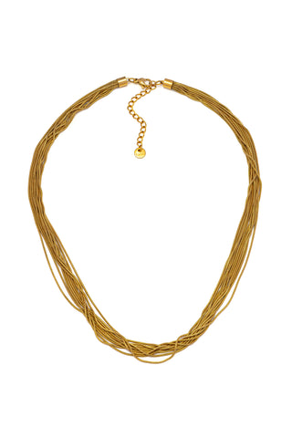 MULTI-STRAND GOLD NECKLACE