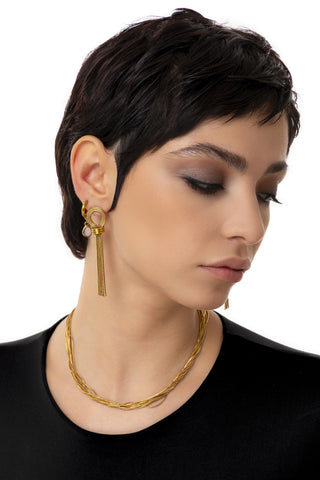 MULTI-STRAND GOLD NECKLACE