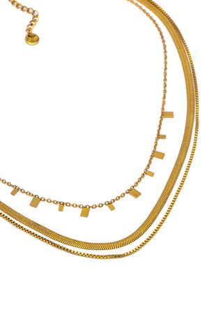 3-CHAIN MIX NECKLACE