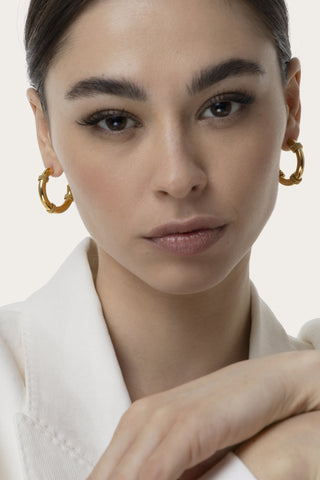 ORECCHINI C HOOP TUBOLARI