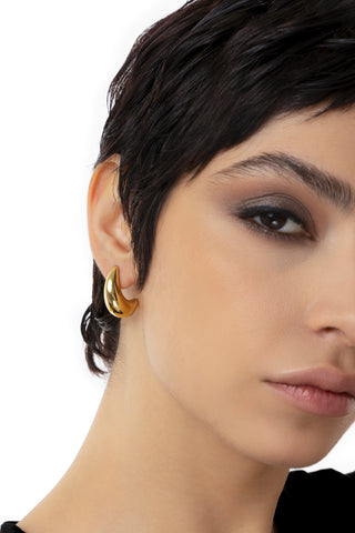 HALF-MOON EARRINGS