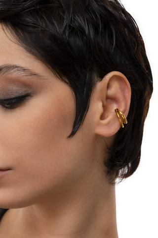 DOUBLE HOOP EARCUFF