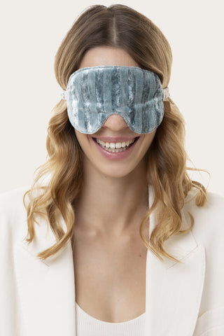 MASCHERINA PER DORMIRE AZZURRA