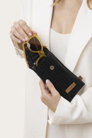 CUSTODIA OCCHIALI NERA