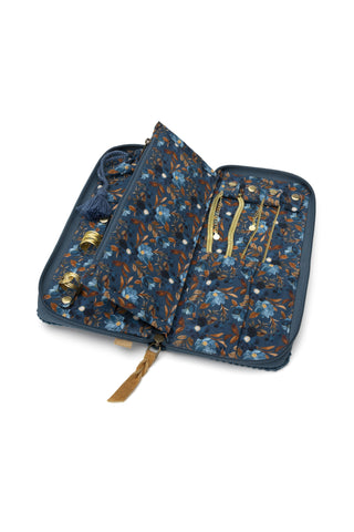 SACCHETTO PORTAGIOIELLI TEAL