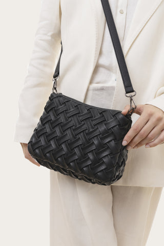 POCHETTE WEAVED NERA