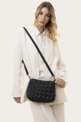 POCHETTE WEAVED NERA