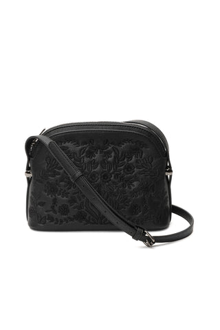 BORSA BOWLING FIORI NERA