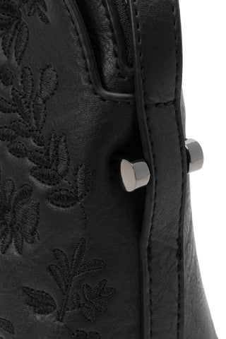 BORSA BOWLING FIORI NERA