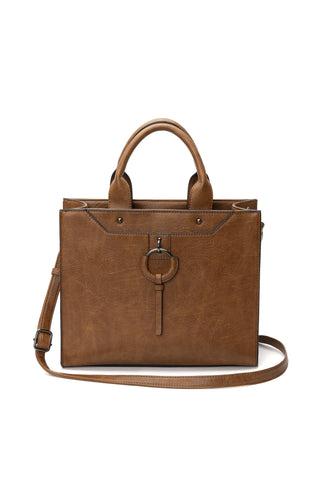 BORSA MAXI TOTE COGNAC