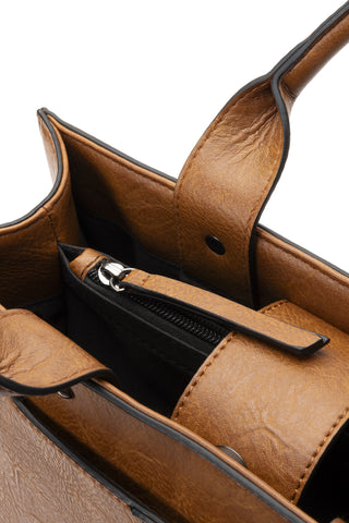 BORSA MAXI TOTE COGNAC