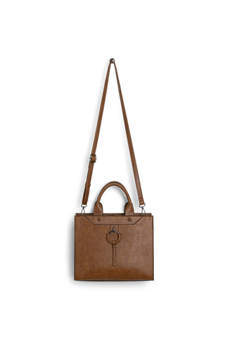 BORSA MAXI TOTE COGNAC