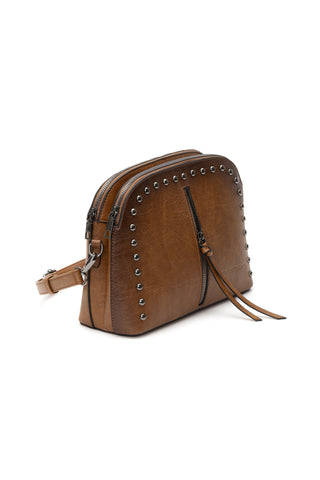 BORSA BOWLING COGNAC