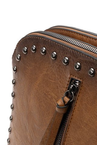 BORSA BOWLING COGNAC