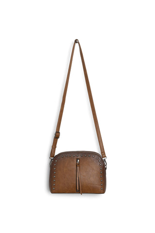 BORSA BOWLING COGNAC