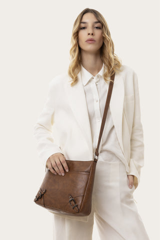 CROSSBODY BAG MARRONE