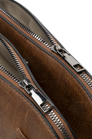 SMALL BOWLING BAG MARRONE