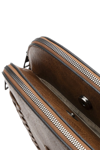 SMALL BOWLING BAG MARRONE