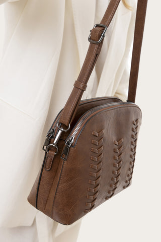 SMALL BOWLING BAG MARRONE