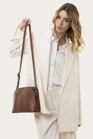 SMALL BOWLING BAG MARRONE